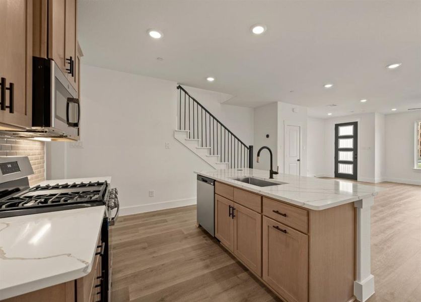 Furnished interior view inside a new home in Chelsea Commons, Allen (Image 7).