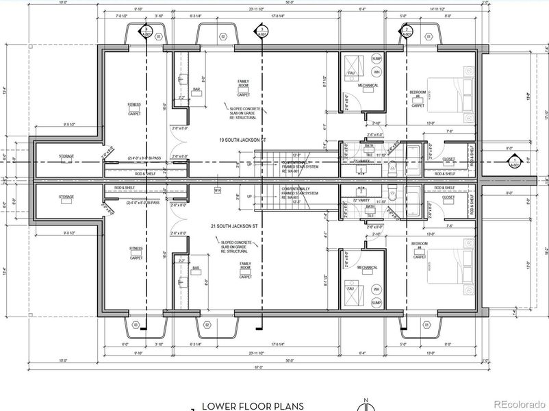 2D floor plan layout of this home in , Denver, CO (Image 4).