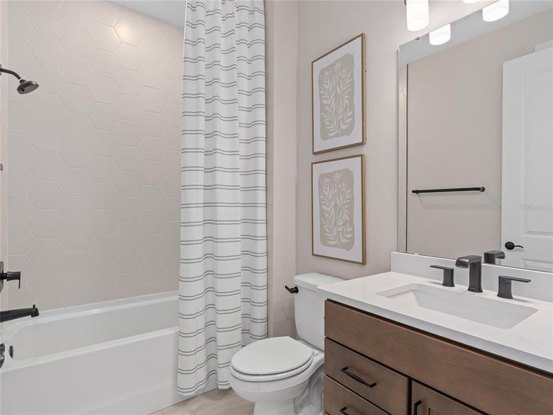 Furnished interior view inside a new home in Bridgewalk, St. Cloud (Image 11).