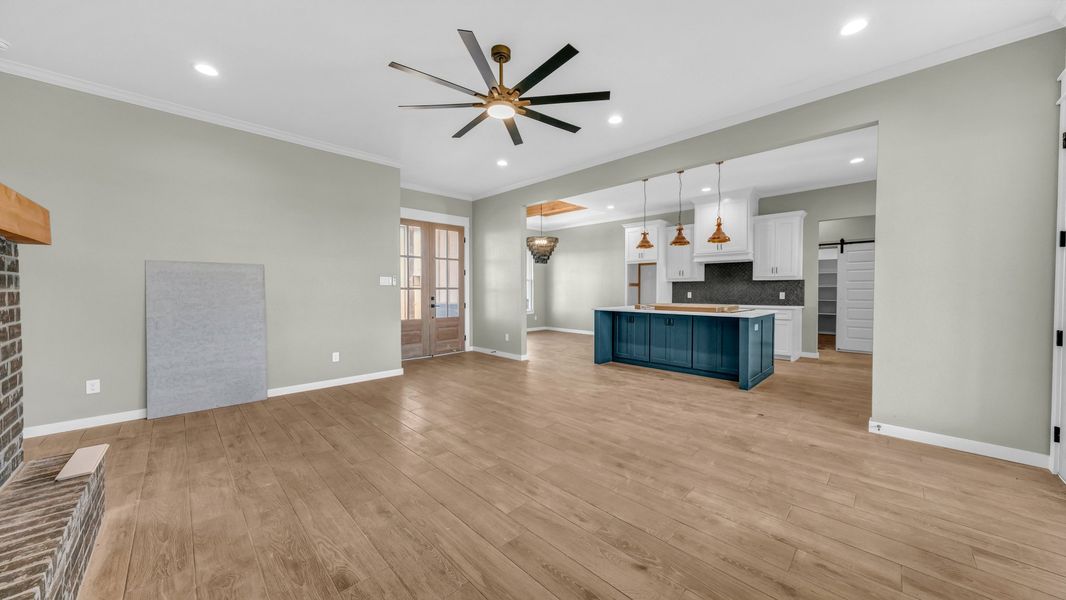 Representative unfurnished interior of a home built from the Jarrett 1 by Zeal Home Builders in Saddle Crest Estates, Weatherford (Image 57).
