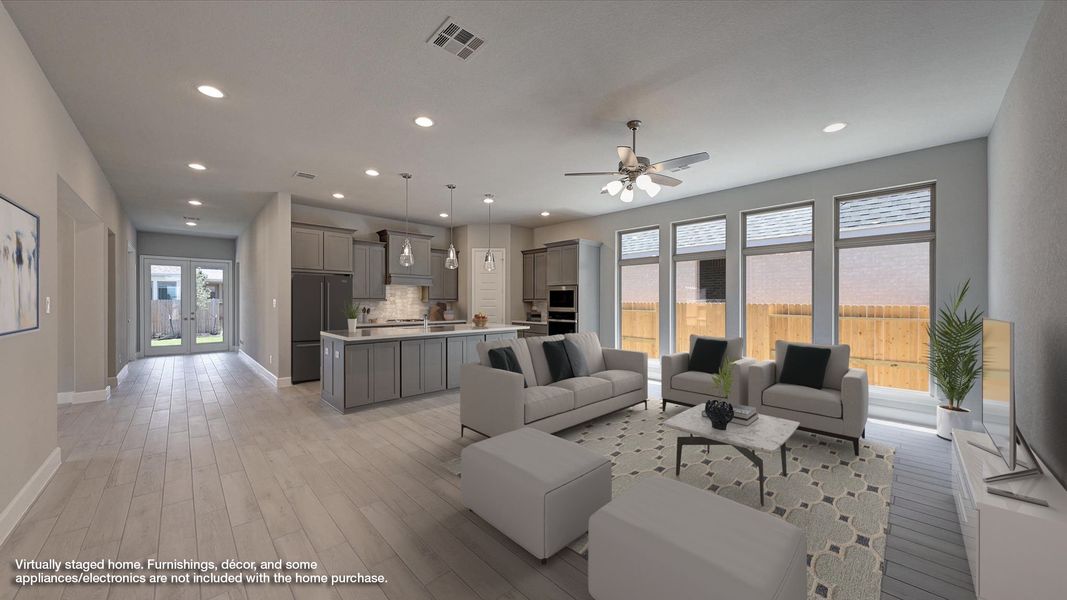 Representative furnished interior of a home built from the 2026W by Perry Homes in Veramendi, New Braunfels (Image 6).