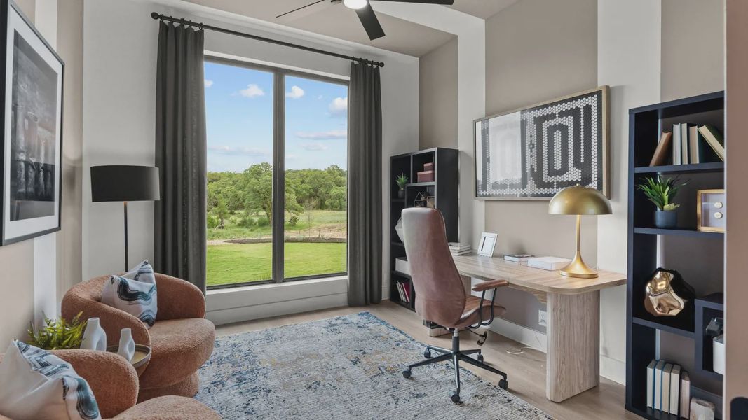 Representative furnished interior of a home built from the Savara by Chesmar Homes in Feathergrass, Florence (Image 12).