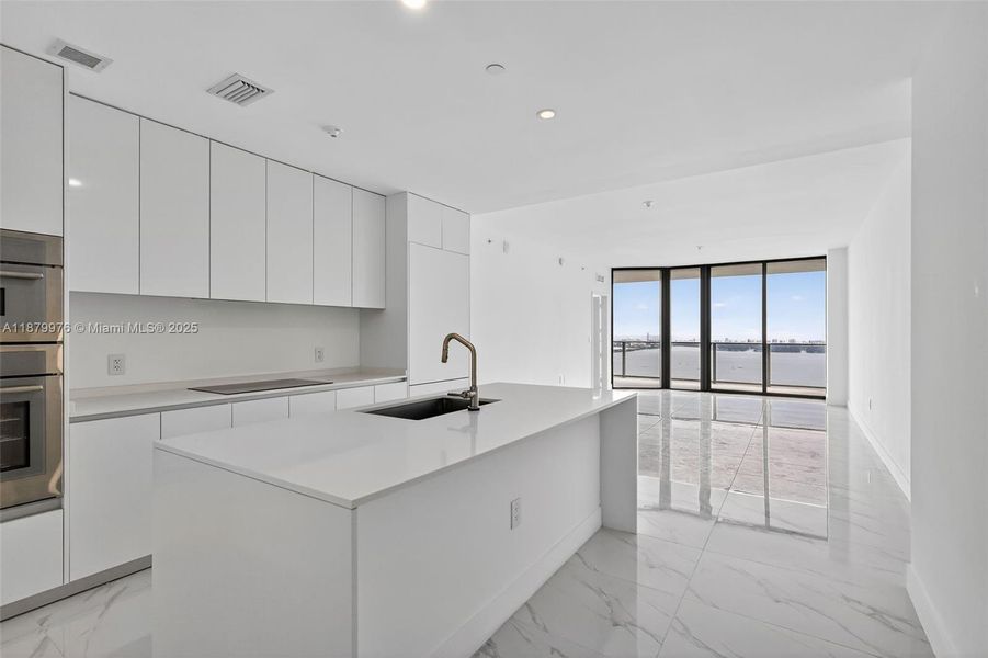 Furnished interior view inside a new home in , Miami (Image 15).