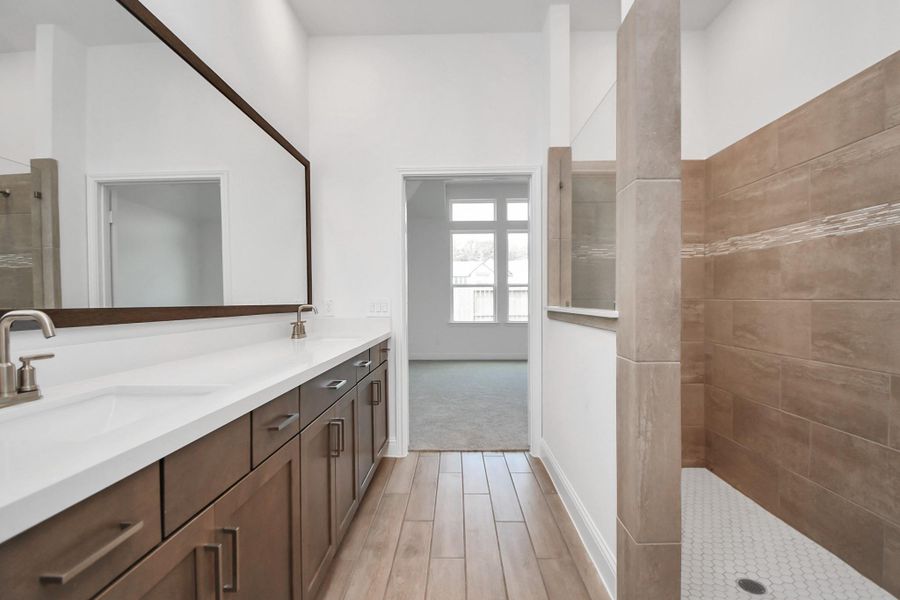 Furnished interior view inside a new home in The Highlands, Porter (Image 6).