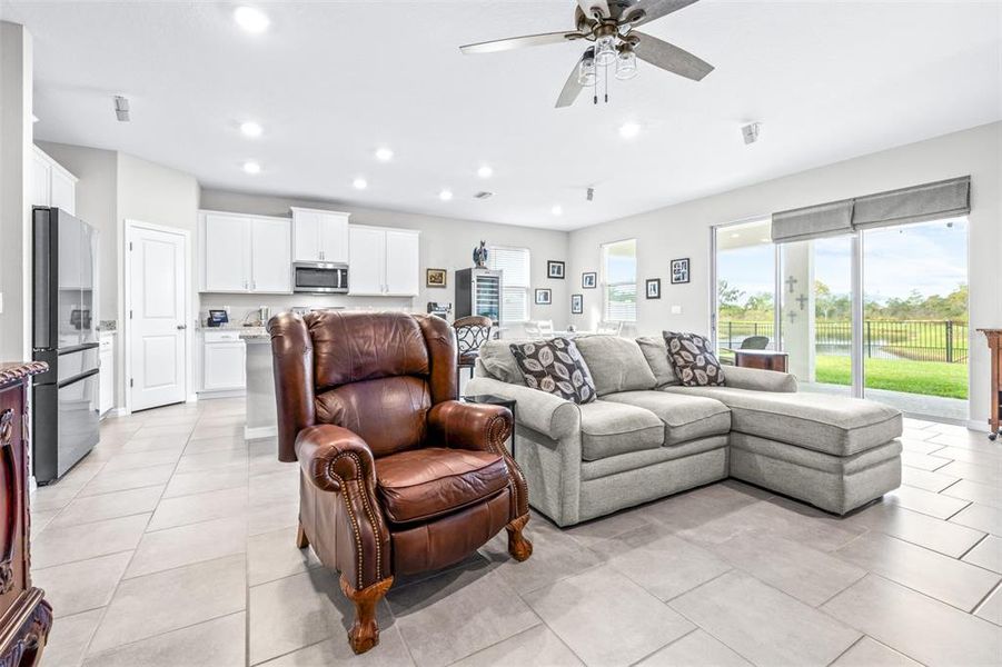 Furnished interior view inside a new home in Farm at Varrea, Plant City (Image 14).