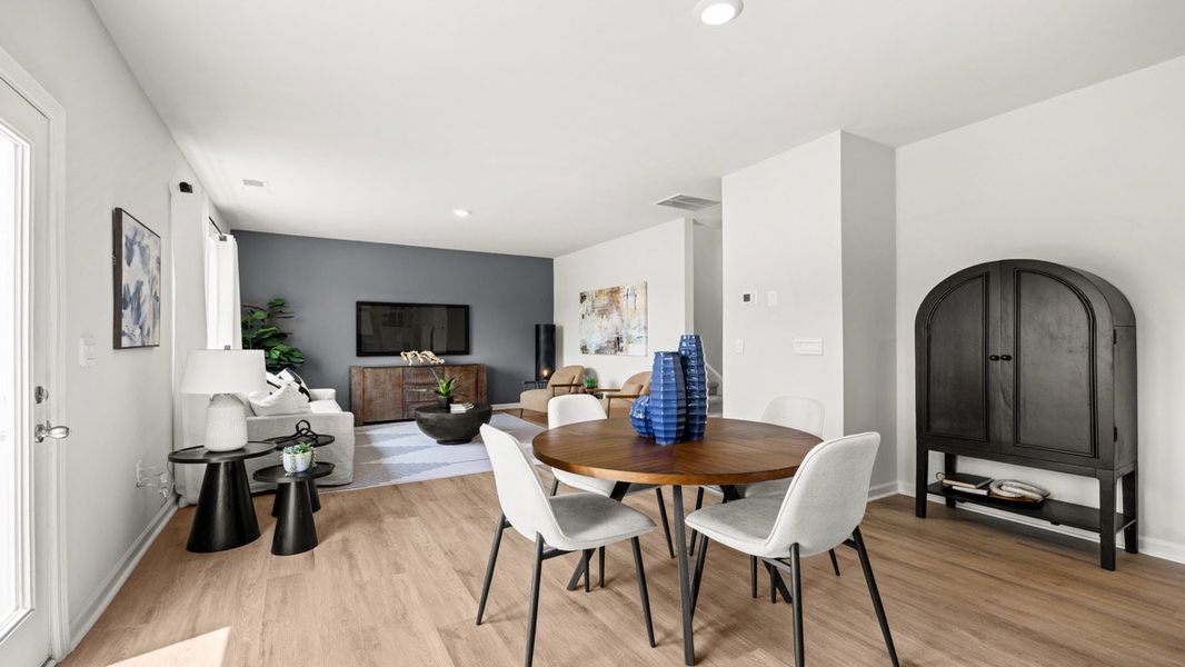 Representative furnished interior of a home built from the BELHAVEN by D.R. Horton in Pointe Park, Union City (Image 19).