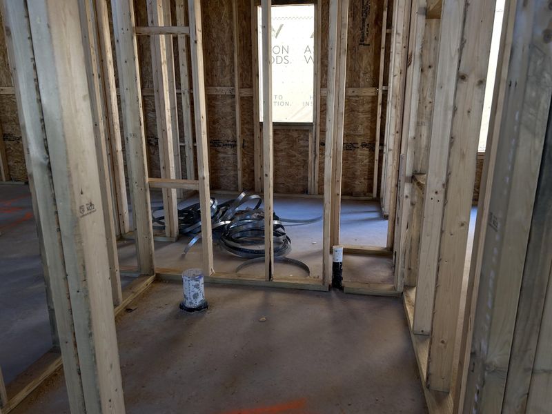 In-progress construction of a new home in Tea Farm: Presidents Series, Ravenel, SC (Image 66).