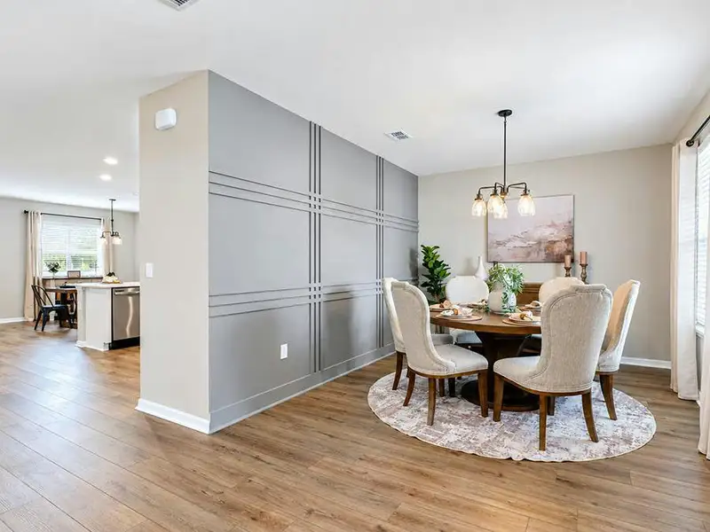 This home also includes a dining room, perfect for formal dining or a flexible-use - Wayfair III by Highland Homes