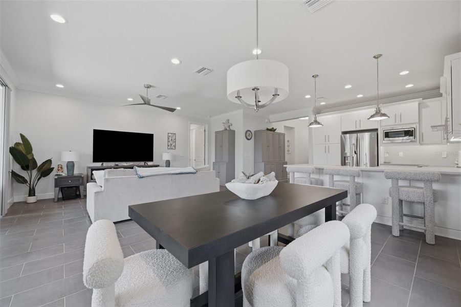 Furnished interior view inside a new home in , Wesley Chapel (Image 19).