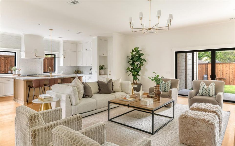 Furnished interior view inside a new home in , Dallas (Image 10). Furnished interior view inside a new home in , Dallas (Image 10).
