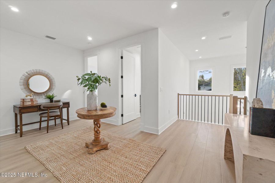Furnished interior view inside a new home in , Jacksonville Beach (Image 6). Furnished interior view inside a new home in , Jacksonville Beach (Image 6).