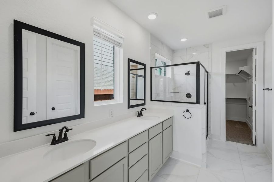 Furnished interior view inside a new home in Stillwater Ranch, San Antonio (Image 12).
