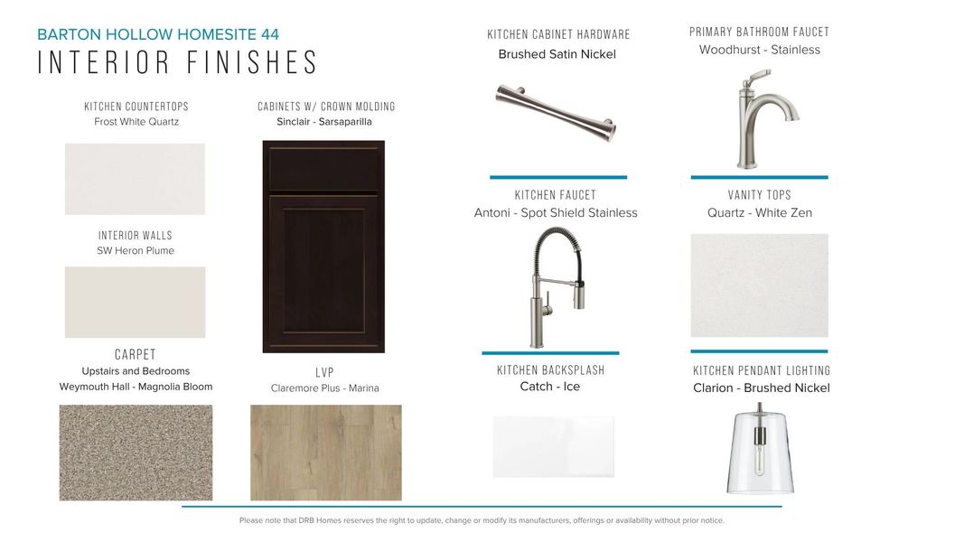 Design Studio Selections