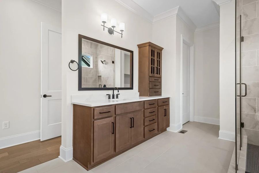 The Belvidere C Primary Suite Bathroom