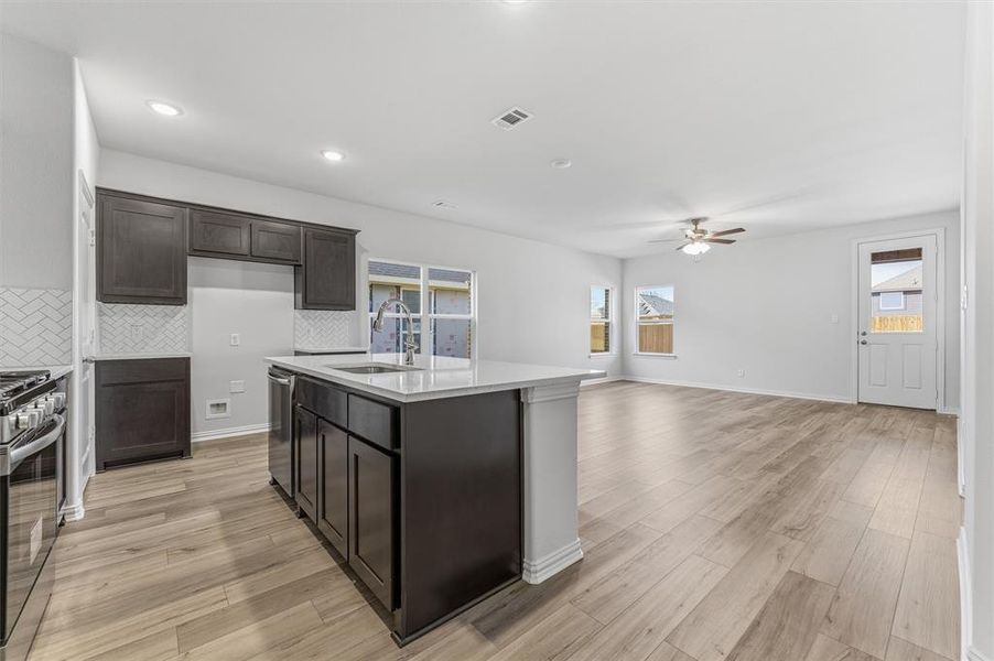 Furnished interior view inside a new home in Liberty Pointe, Gainesville (Image 9).