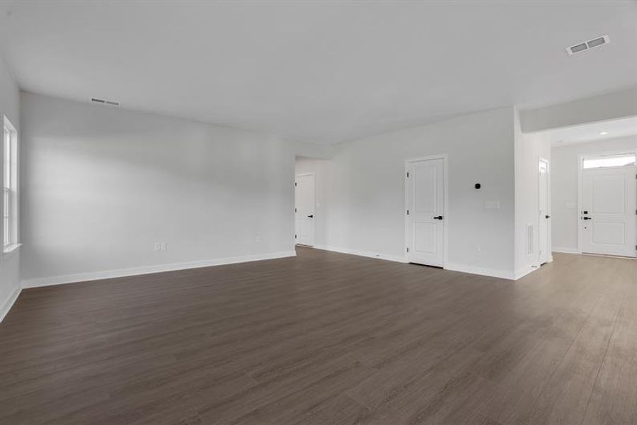 Spacious, unfurnished interior of a new home in Edinburgh, Locust Grove (Image 31).