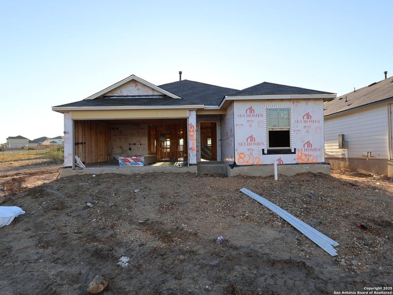 In-progress construction of a new home in Agave, San Antonio, TX (Image 18).