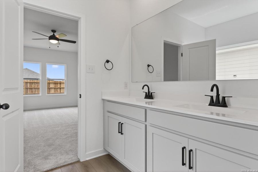 Furnished interior view inside a new home in Cordova Trails, Seguin (Image 9).