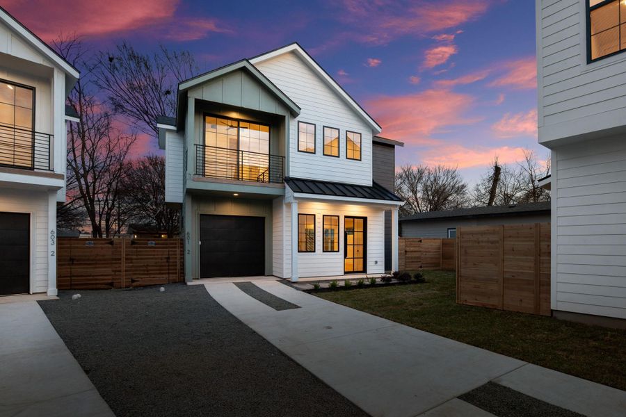 Front exterior of a new home in , Austin, TX, highlighting curb appeal (Image 23).