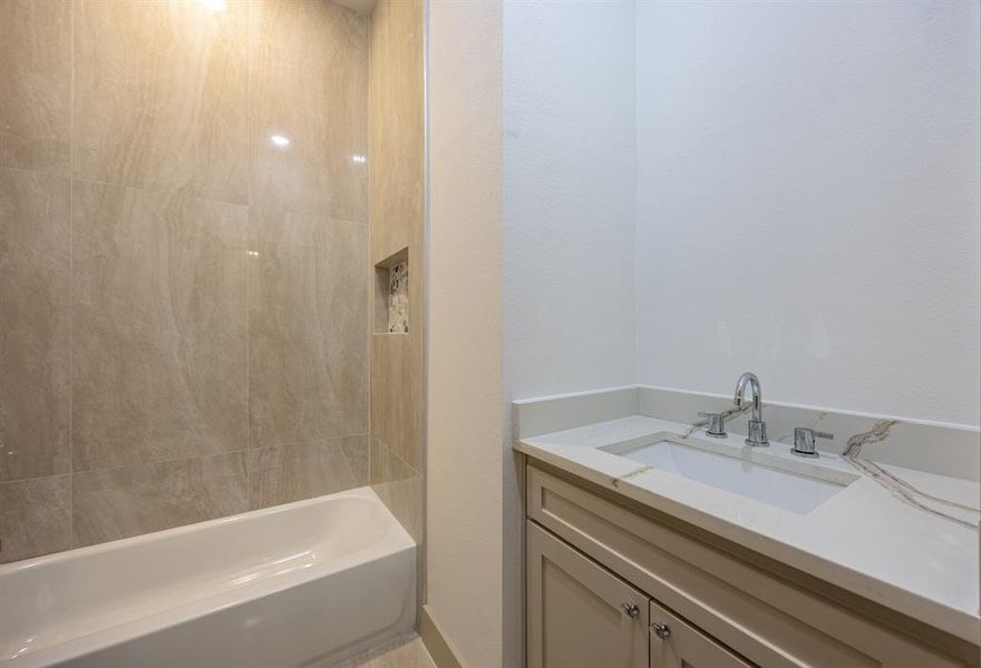 Furnished interior view inside a new home in , Fort Worth (Image 8).