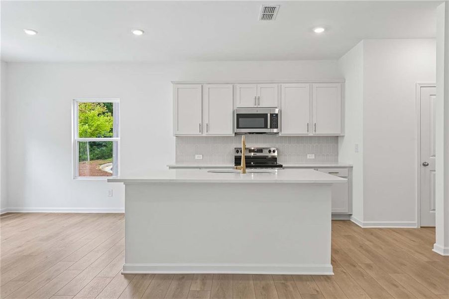 Furnished interior view inside a new home in Langston Reserve, Cartersville (Image 7).