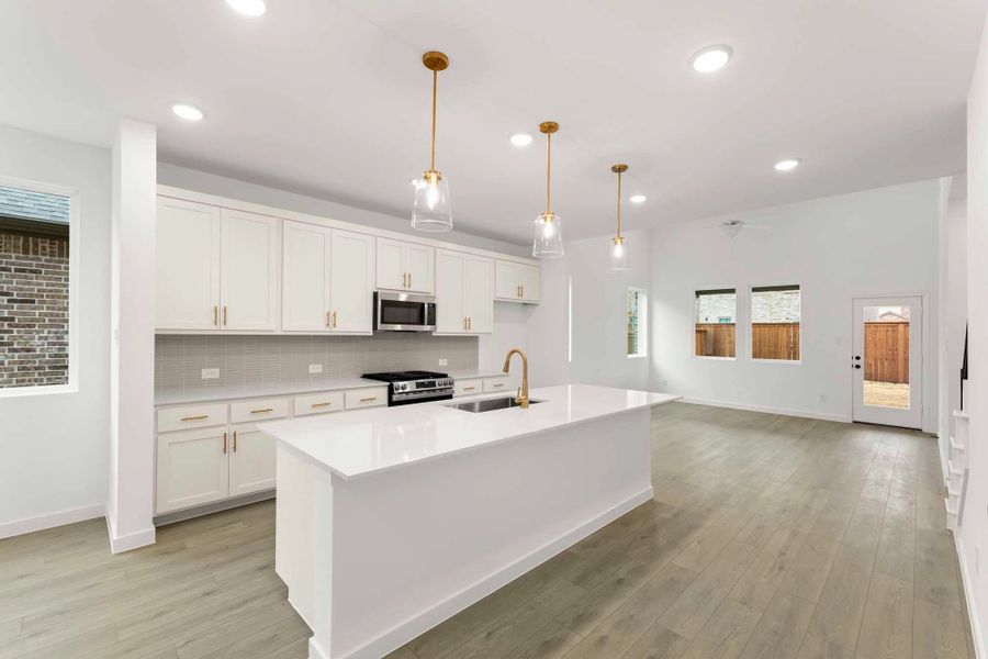 Kitchen Representative Photo featuring the Serene Collection Kitchen Representative Photo featuring the Serene Collection
