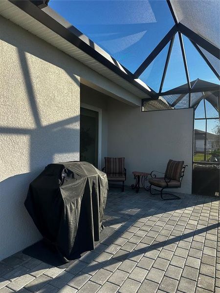 Exterior details and patio area of a home in , Englewood (Image 10).