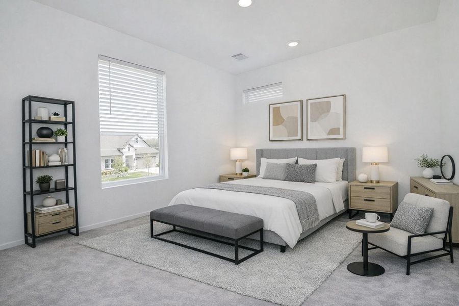 All bedrooms are spacious and offers wonderful closet space