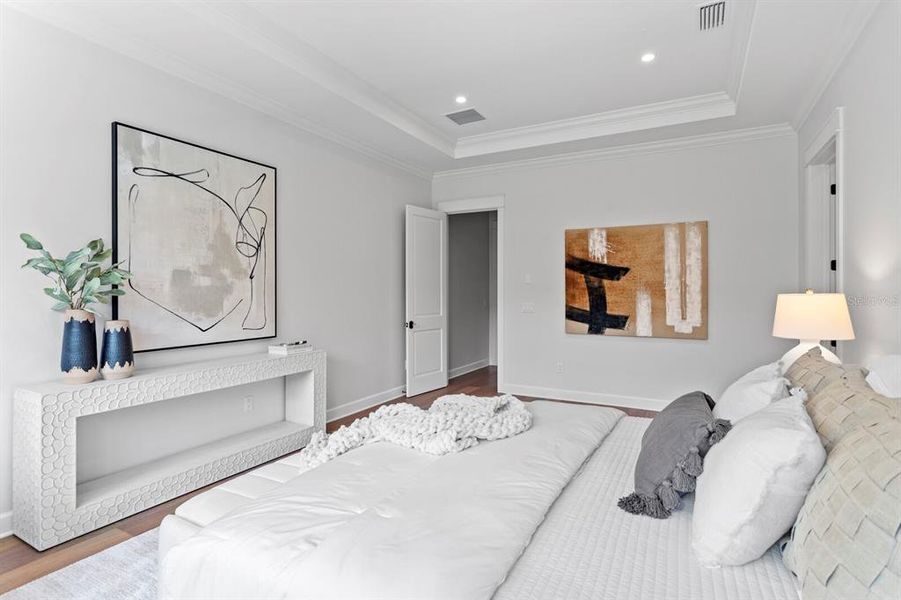 Furnished interior view inside a new home in , Tampa (Image 33).