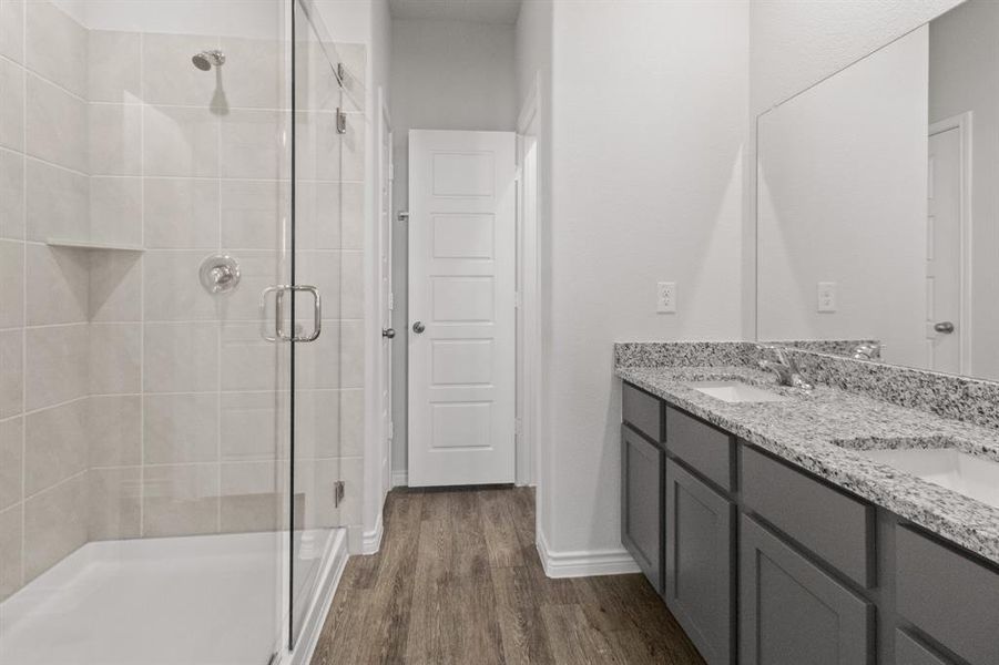 Furnished interior view inside a new home in Retreat at Fossil Creek, Fort Worth (Image 5). Furnished interior view inside a new home in Retreat at Fossil Creek, Fort Worth (Image 5).