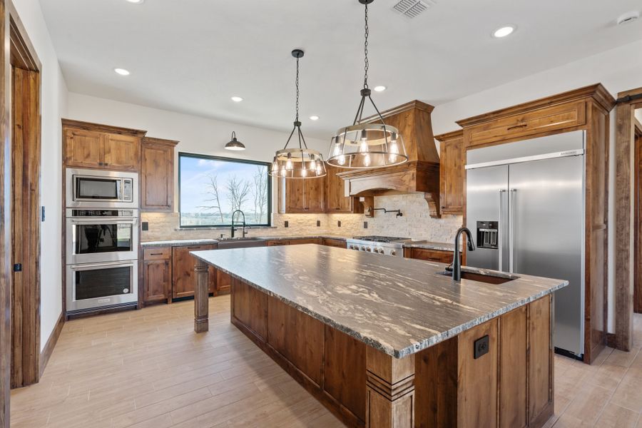 Furnished interior view inside a new home in Santana Ridge, Weatherford (Image 4).