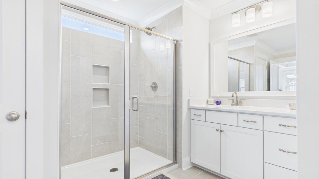 Furnished interior view inside a new home in Hewing Farms, Summerville (Image 10).