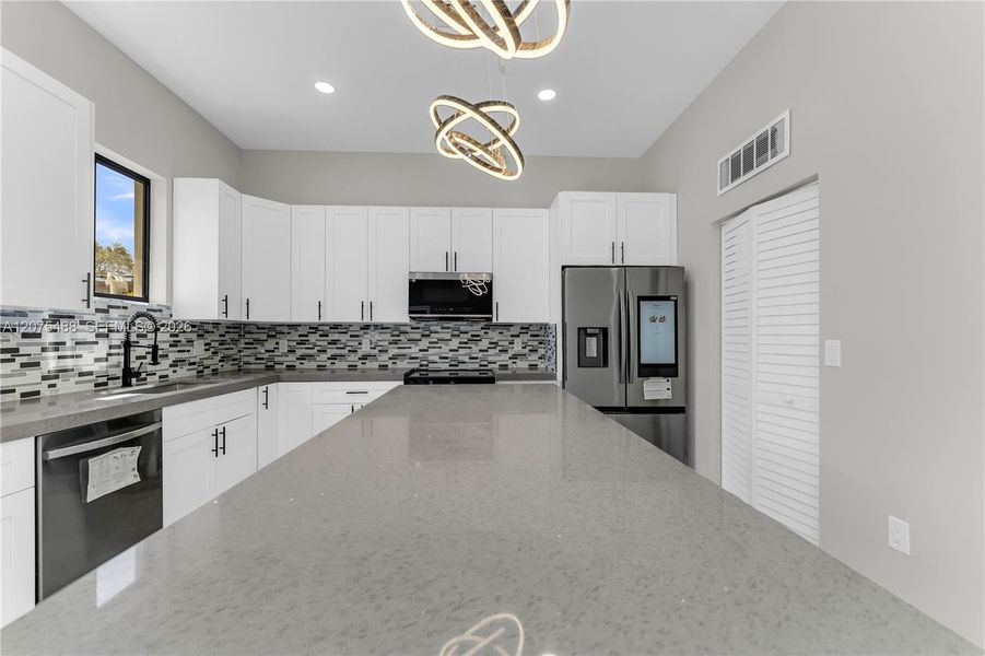 Furnished interior view inside a new home in , Fort Lauderdale (Image 8).