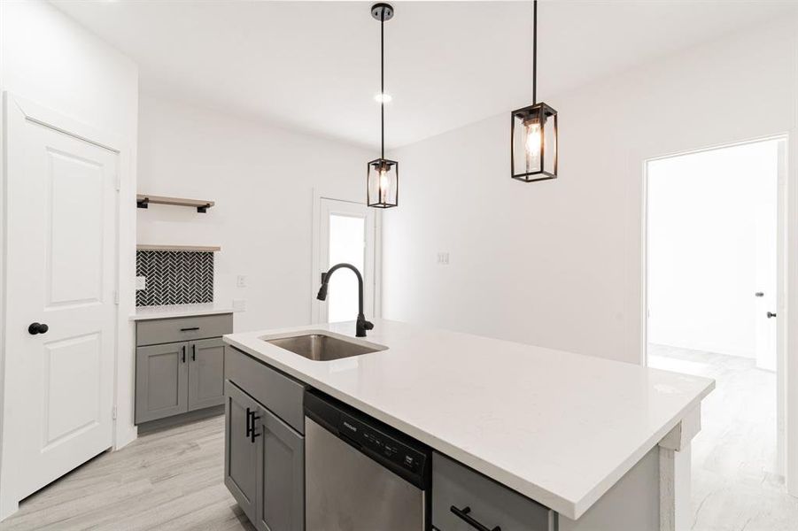 Furnished interior view inside a new home in , Dallas (Image 28).