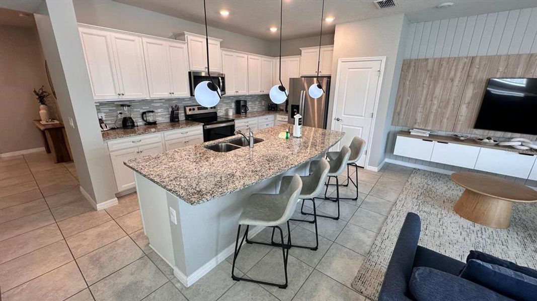 Furnished interior view inside a new home in , Davenport (Image 15).