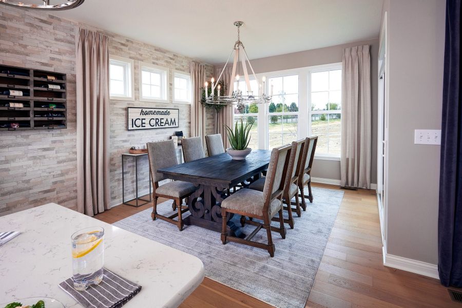 Representative furnished interior of a home built from the Maxwell by Fischer Homes in Easton Park, Dallas (Image 5).