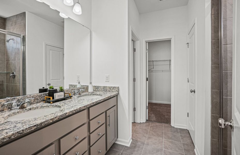 Furnished interior view inside a new home in Parkside Crossing, Charlotte (Image 3).