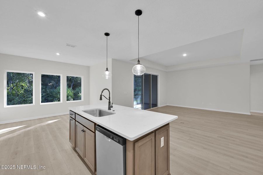 Furnished interior view inside a new home in Landing at Olde Florida, St. Augustine (Image 9).