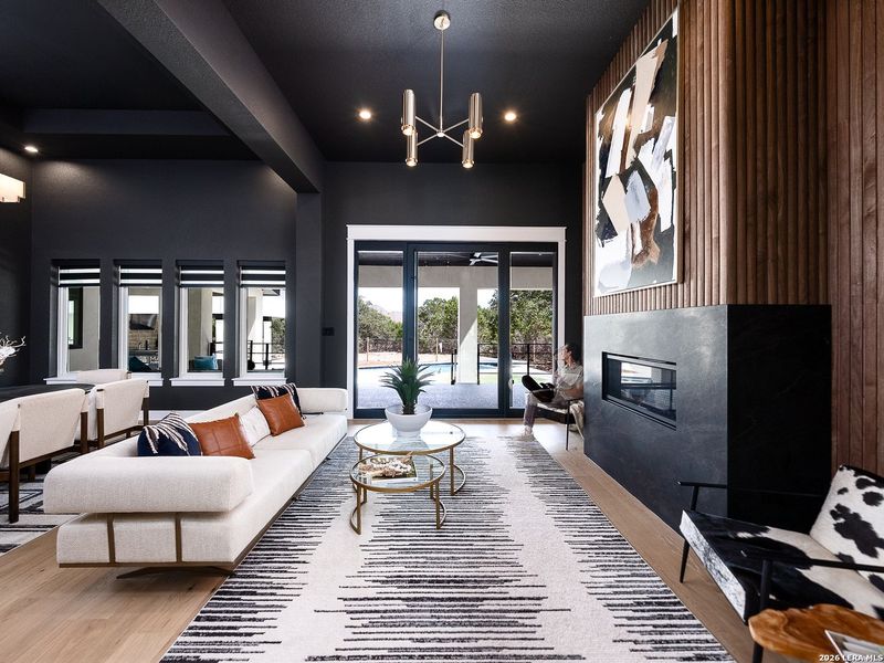 Furnished interior view inside a new home in , Boerne (Image 8).