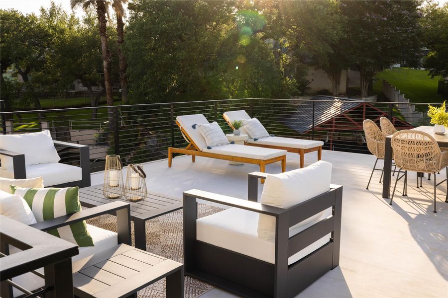 Exterior details and patio area of a home in , Horseshoe Bay (Image 26).