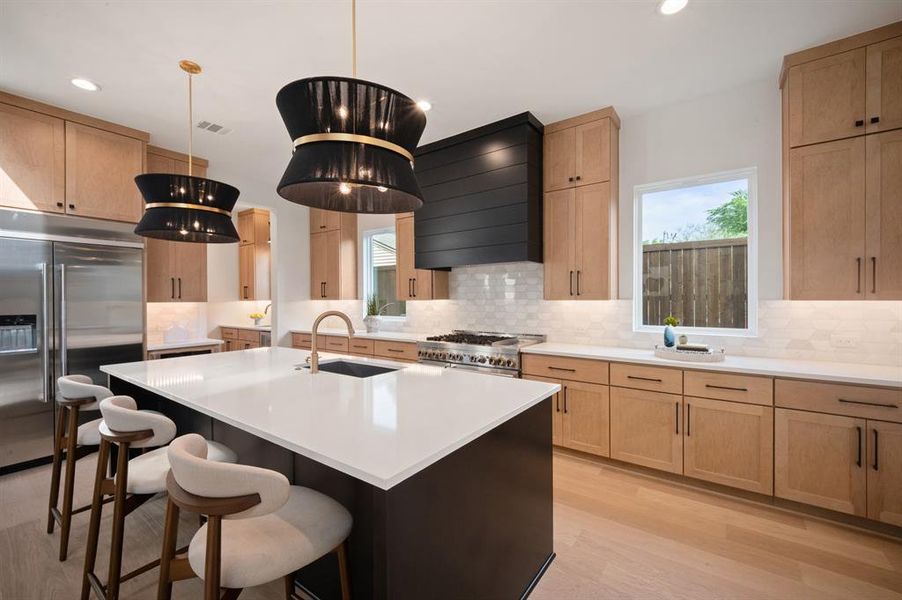 Furnished interior view inside a new home in , Dallas (Image 15).