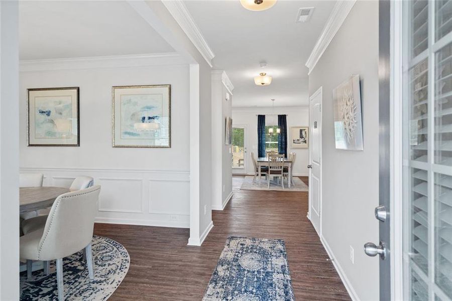 Furnished interior view inside a new home in Sycamore Crest, Calhoun (Image 4).