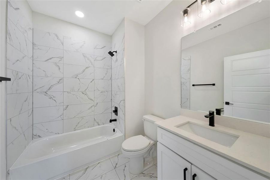 Furnished interior view inside a new home in , Garland (Image 7).