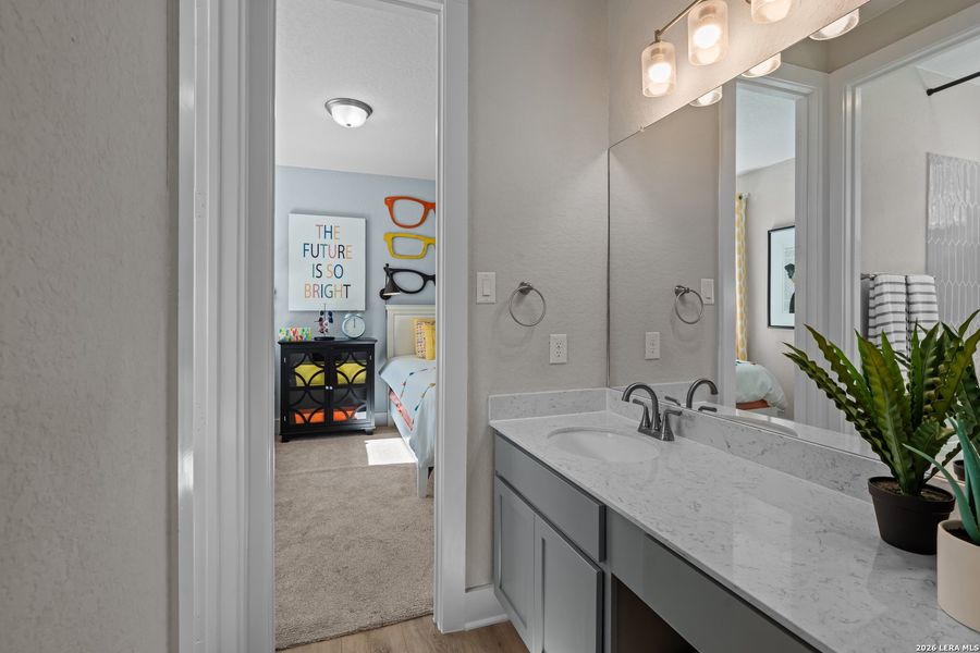 Furnished interior view inside a new home in Esperanza, Boerne (Image 17).