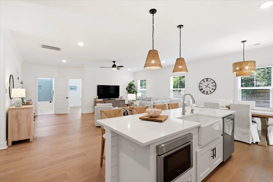 Furnished interior view inside a new home in , Mount Pleasant (Image 38).