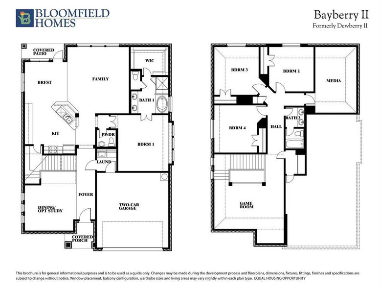 2D floor plan layout of this home in Creekview Meadows, Pilot Point, TX (Image 5).