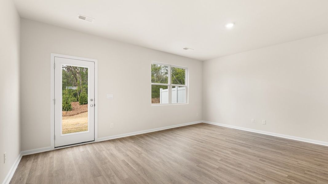 Spacious, unfurnished interior of a new home in The Gables at Agricultural Village, Perry (Image 13).