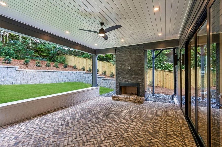 Exterior details and patio area of a home in , Atlanta (Image 26).