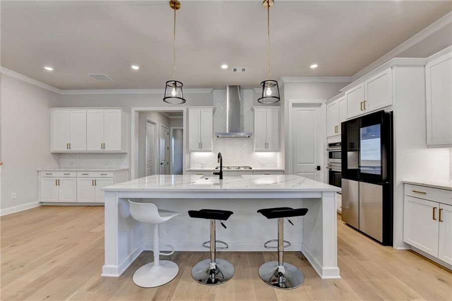 Furnished interior view inside a new home in Ellington Townhomes, Suwanee (Image 17).
