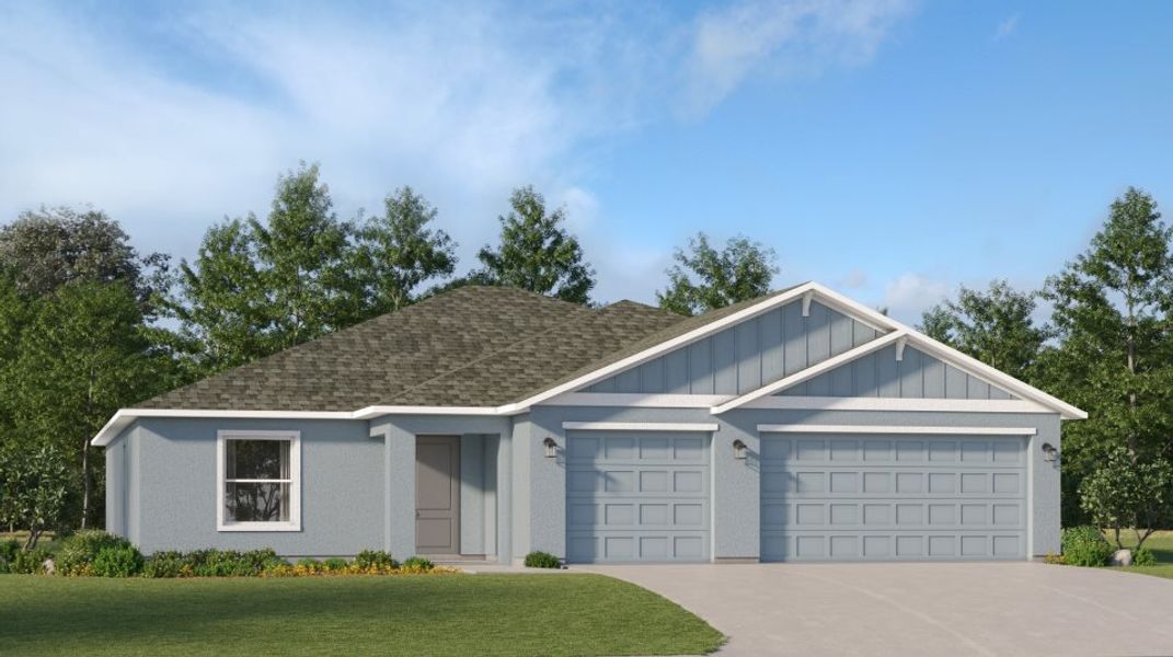 A ranch-inspired exterior